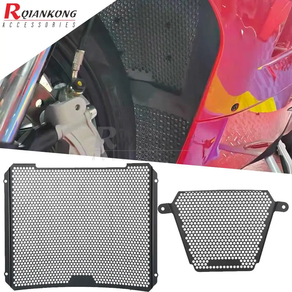 

Motorcycle Radiator Grille Guard For Suzuki GSX-R1000 GSX-R1000R GSXR 1000 R ABS 2017-2023 2022 2021 Oil Cooler Cover Protector