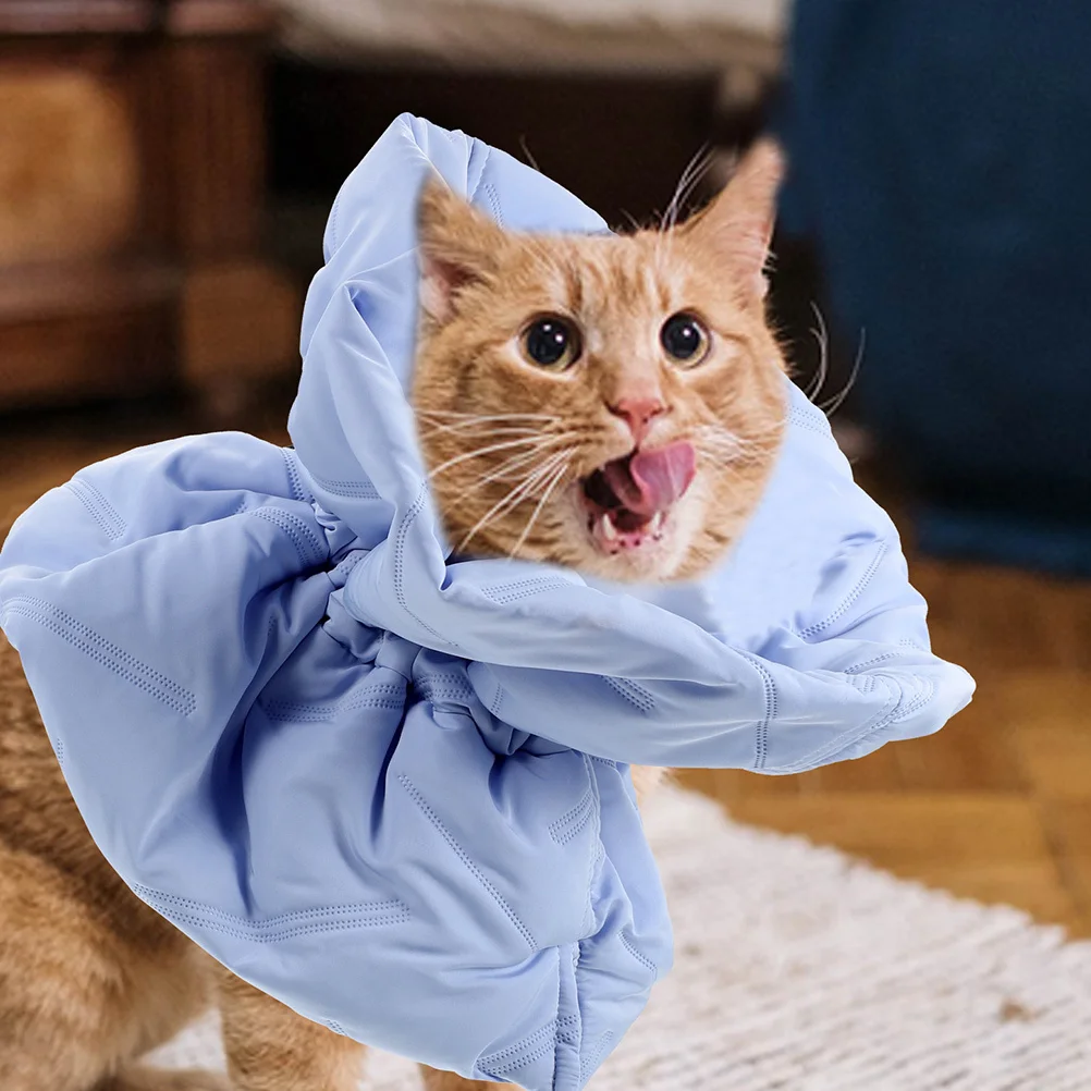 

1pcs Cat Neck Circle Adjustable Soft Recovery Collar Breathable Anti-Licking Cone For Cats Pet Protective Collar