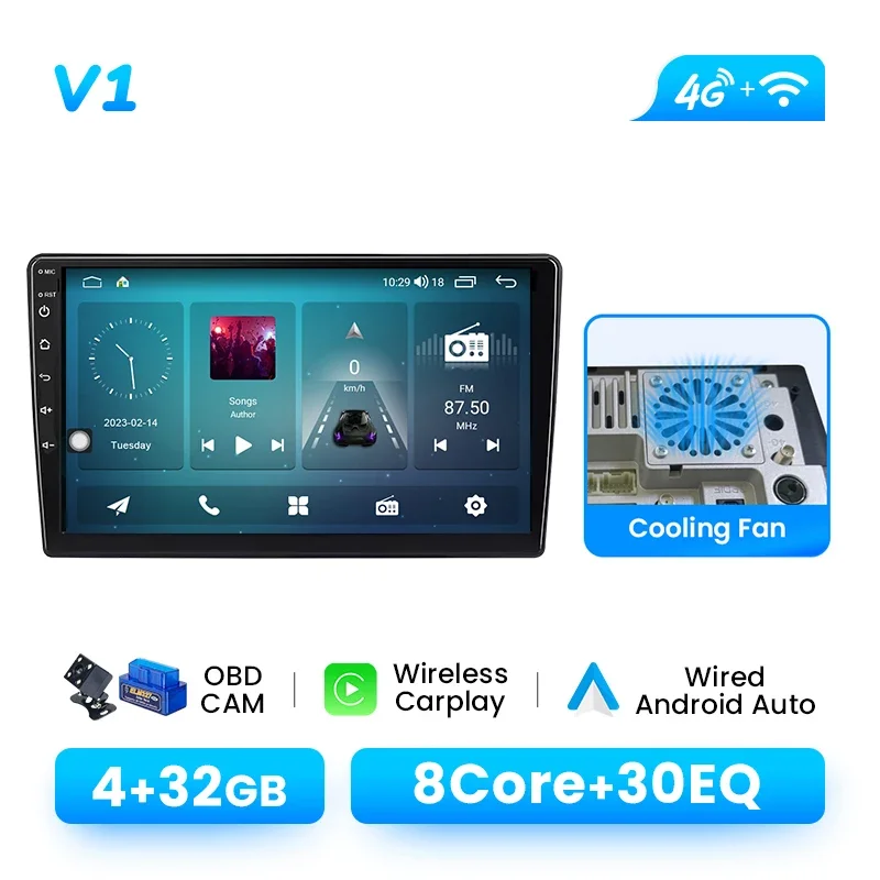 Android 14 Autoradio Voor Opel Zafira B Astra H 2005-2014 Draadloze CarPlay Multimedia 1280*720 IPS Scherm GPS 4G Wifi DSP RDS