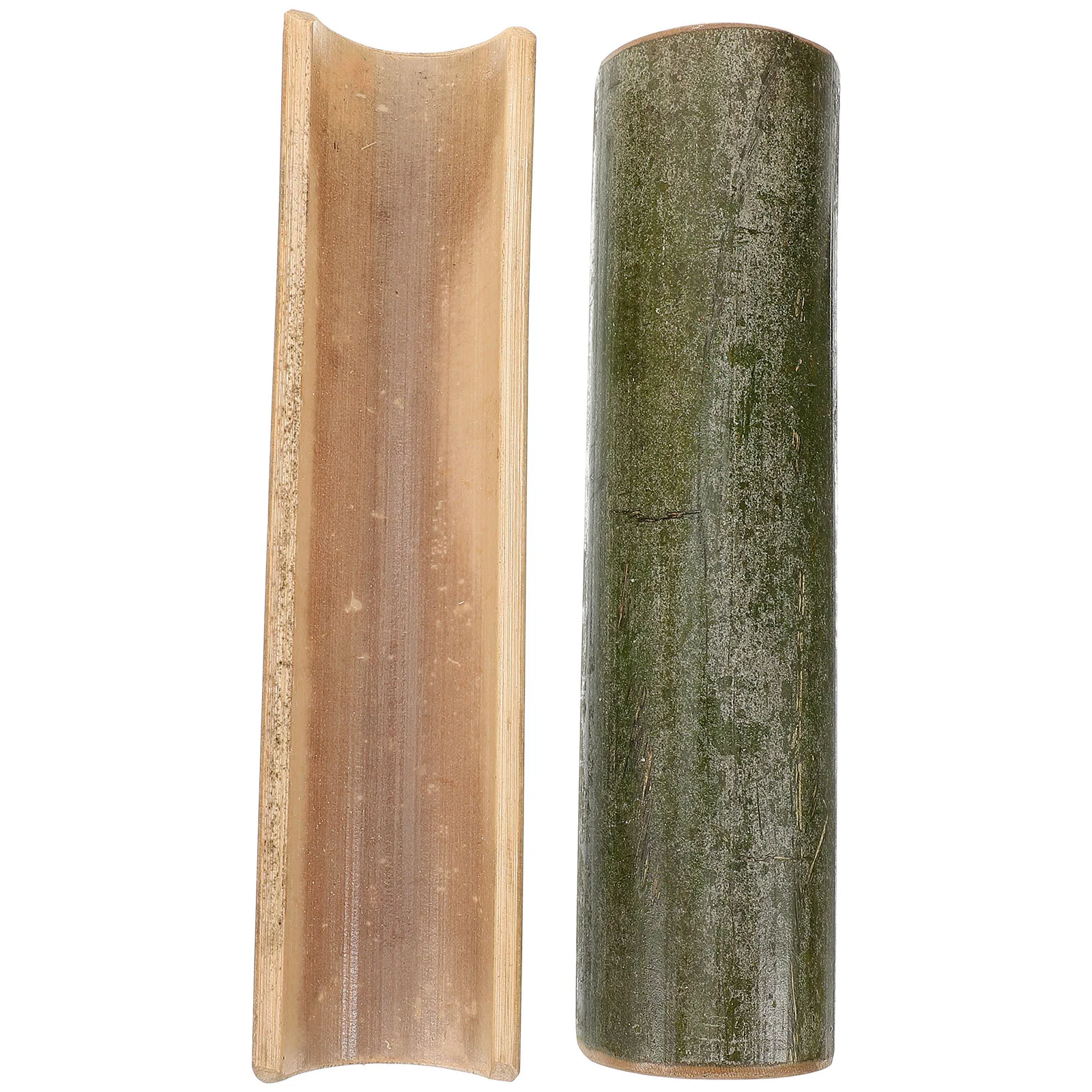 

2Pcs Fish Tank Fountain Bamboo Canal Garden Small Water Adjustable Indoor Fountains Garden Decor Decorative Fish Bamboo Tubes
