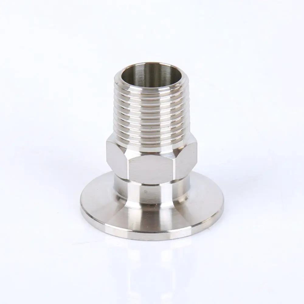 For For Jiexin Fluid Vacuum System KF To Male Thread Hex Adapter 304 Stainless Steel Industrial Connector Fittings