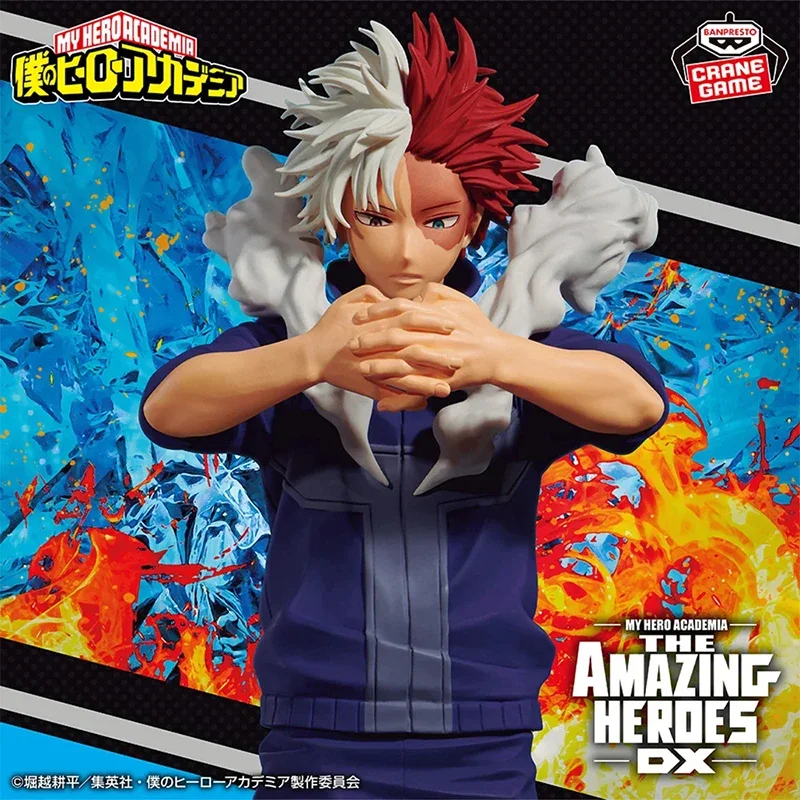 Bandai Originale Banpresto Anime My Hero Academia THE INCREDIBLE HEROES DX Todoroki Shoto Action PVC Figure Modello Collezione Giocattolo