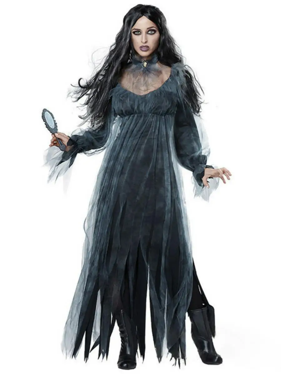 Nowy kostium na Halloween, przebranie dla panny młodej, płaszcz Bla Swan, kostium sceniczny z serii Fem k Elf, tradycyjny chiński...