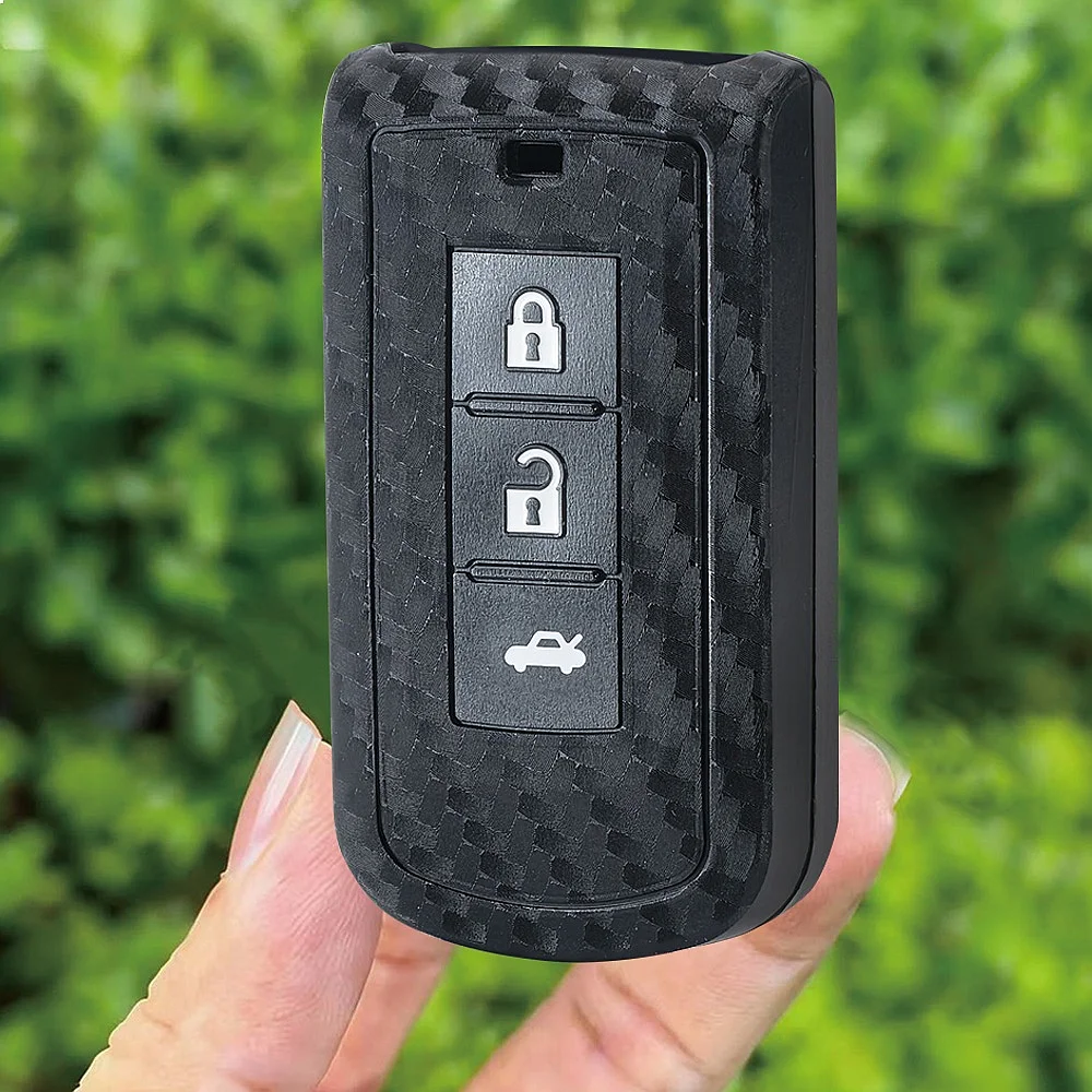 2/3buttons For Mitsubishi Xpander Outlander ASX Pajero Eclipse Cross Montero Silicone Car Key Fob Cover Remote Key Shell Case