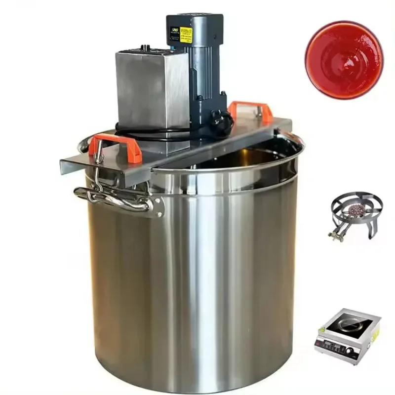Automatic Cooking Small Commercial Mixer Food Processing Hine For Frying Sauce And Jam