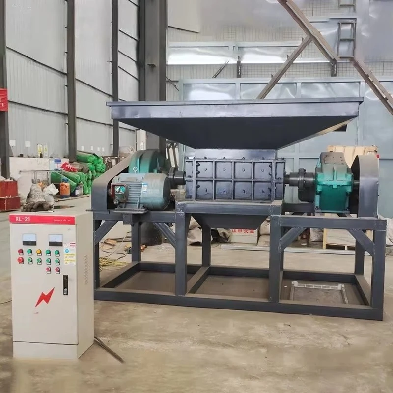 Automatic Feeding Shredder Machine Intelligent Control Waste Crusher High Efficiency Large Volume Shredding