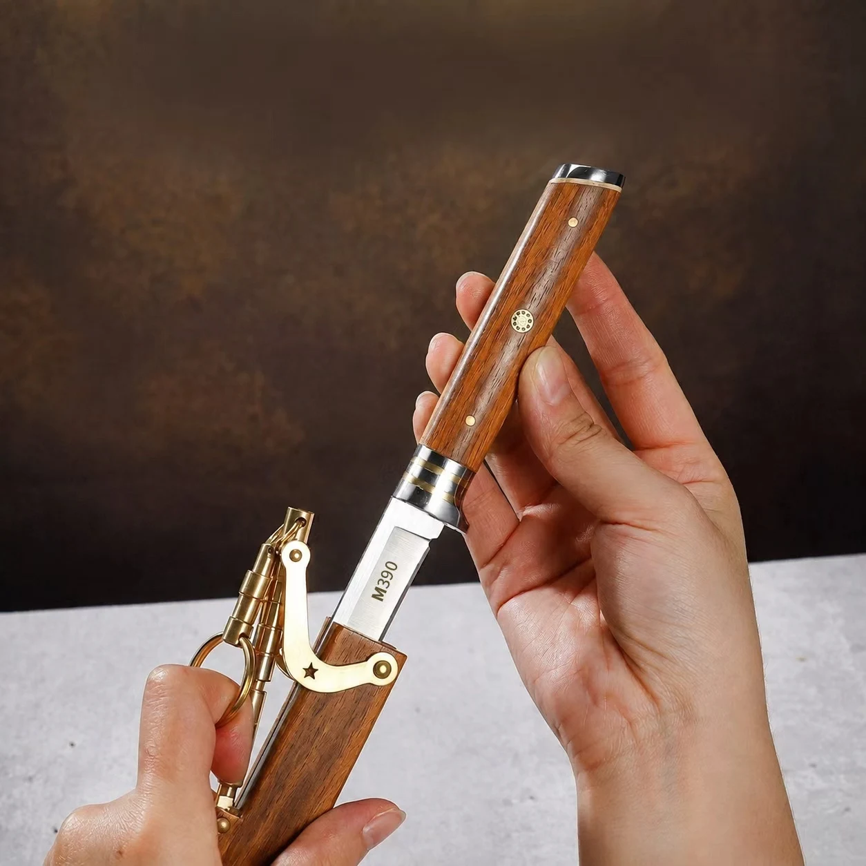 M390 Kitchen knife Fixed blade with wooden handle kitchen accessories Multifunctional Cutting Meat Vegetables and Boning knife - view 3