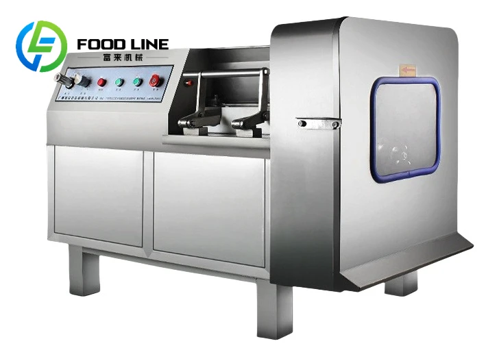 Customized Commercial Frozen Meat Cube Cutter Industrial Automatic Meat Dicing Machine for Beef Pork Chicken Fish Food Process