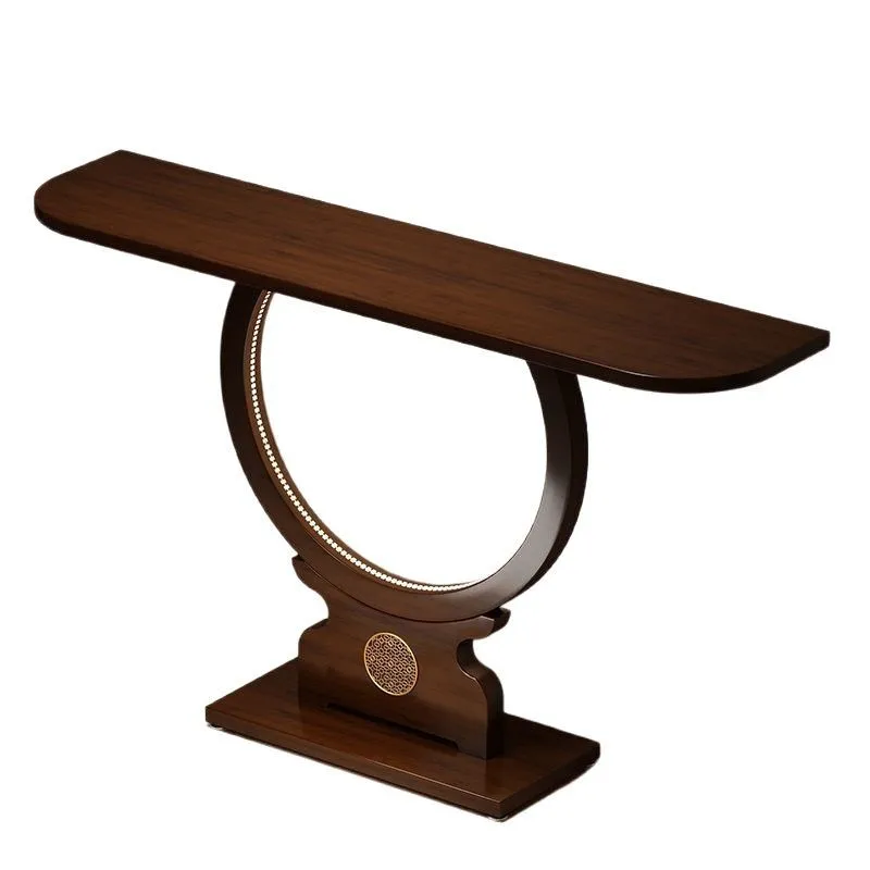 

New Chinese style, entrance table, entry, storage desk, end view, against the wall, decorative cabinet