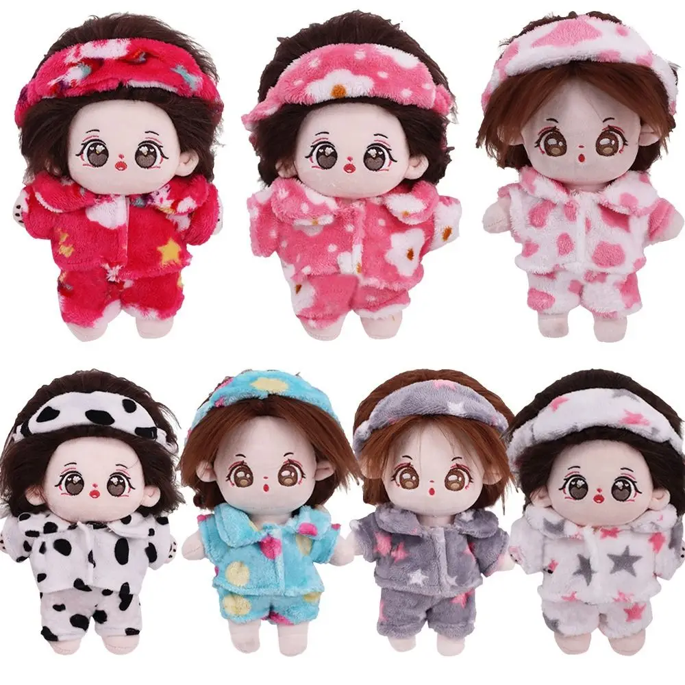 

20 см кукольная одежда, аксессуары для кукол, разноцветная плюшевая повязка на голову, блузка, брюки, сменный наряд, платье для переодевания, игра