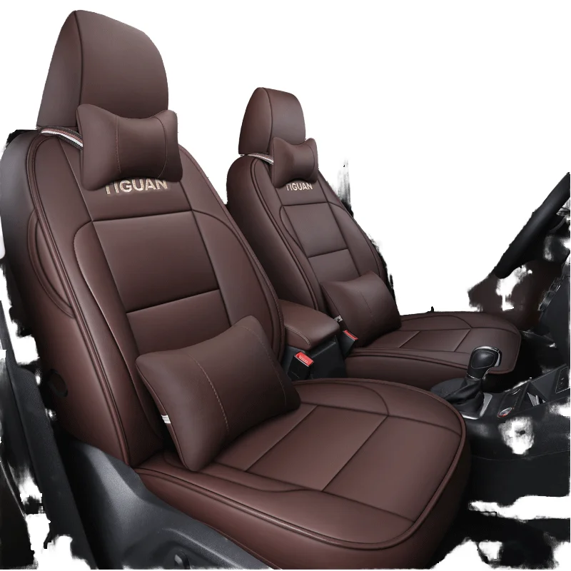 

High Quality Custom Size 3D PU Leather Car Seat Cover Universal Fit for VW Tiguan L