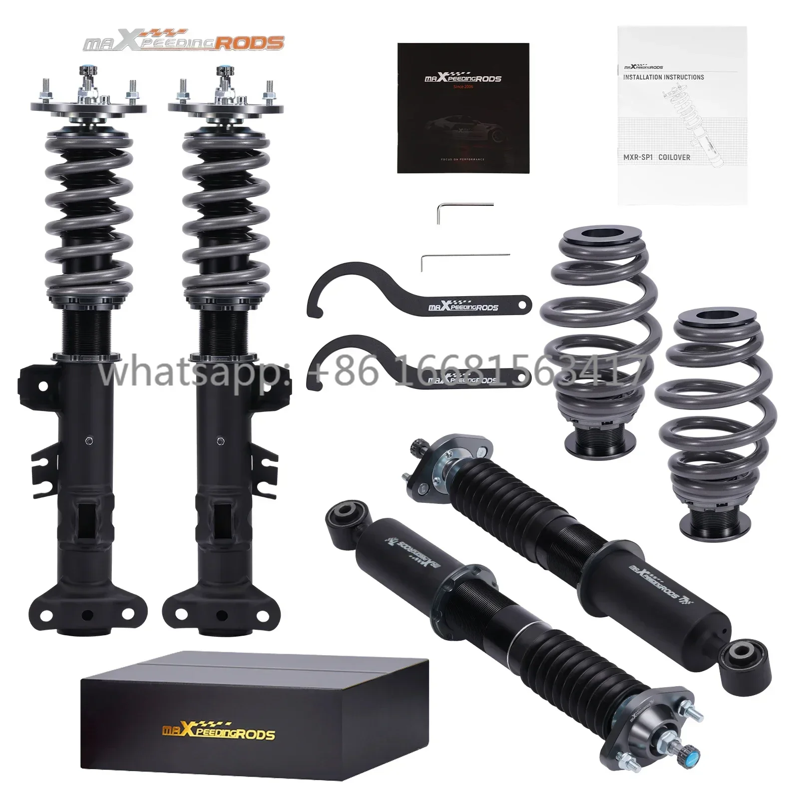 Coiled Shock Absorber For BMW E36 Coupe Saloon 328i 323i 316i 1990-1999 Damping Adjustable Racing Coilover Suspension Kits