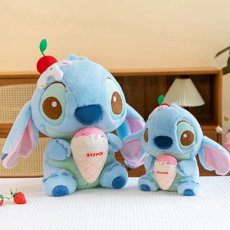 

Disney Kawaii мороженое леденец стежок плюшевая игрушка мягкая кукла милая стежка приятное животное для детей подарок на день рождения мягкая подушка