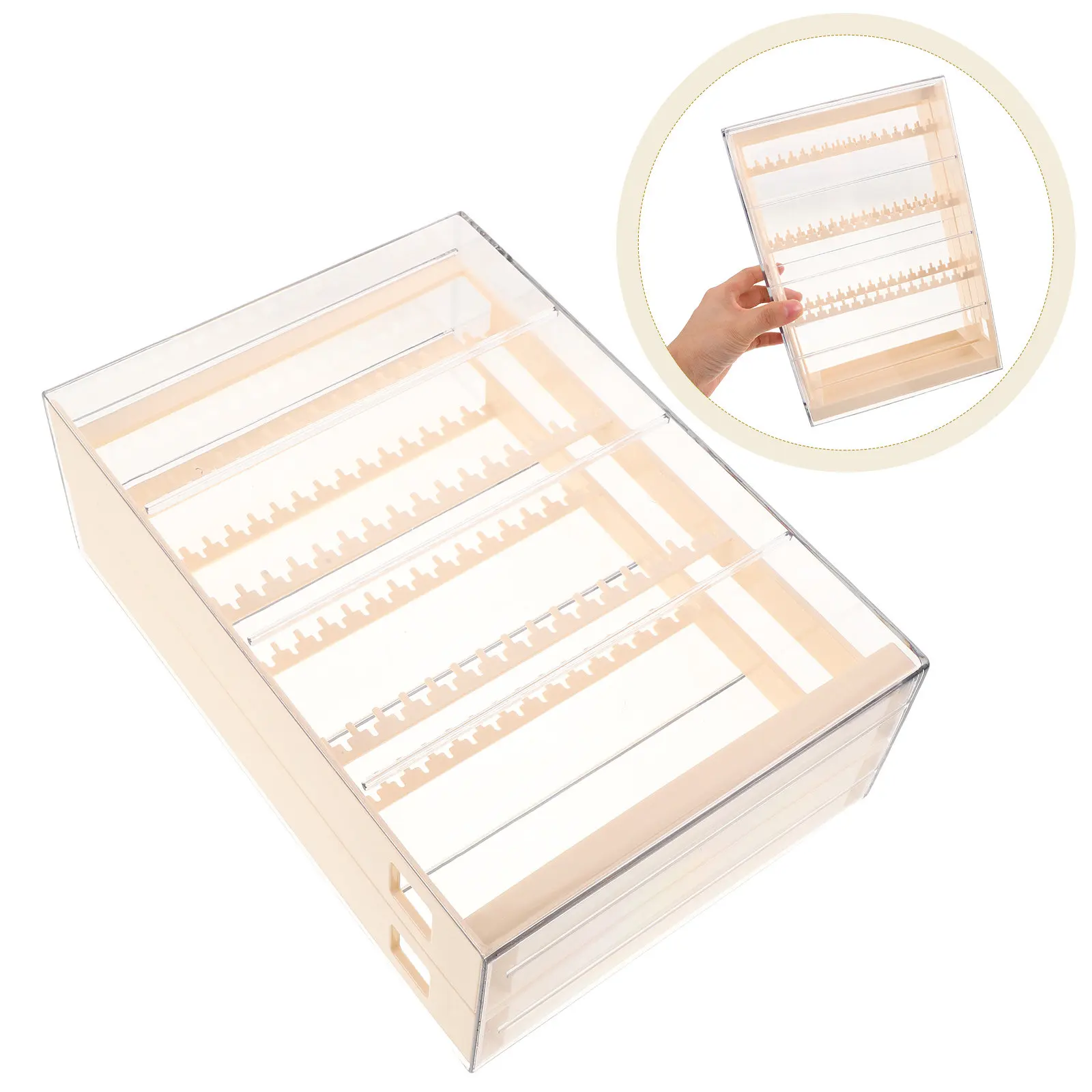 

Elegant Jewelry Tower Rack Display Stand Organizer for Necklaces Earrings Bracelets Rings with Anti-Debris Compartment Portable