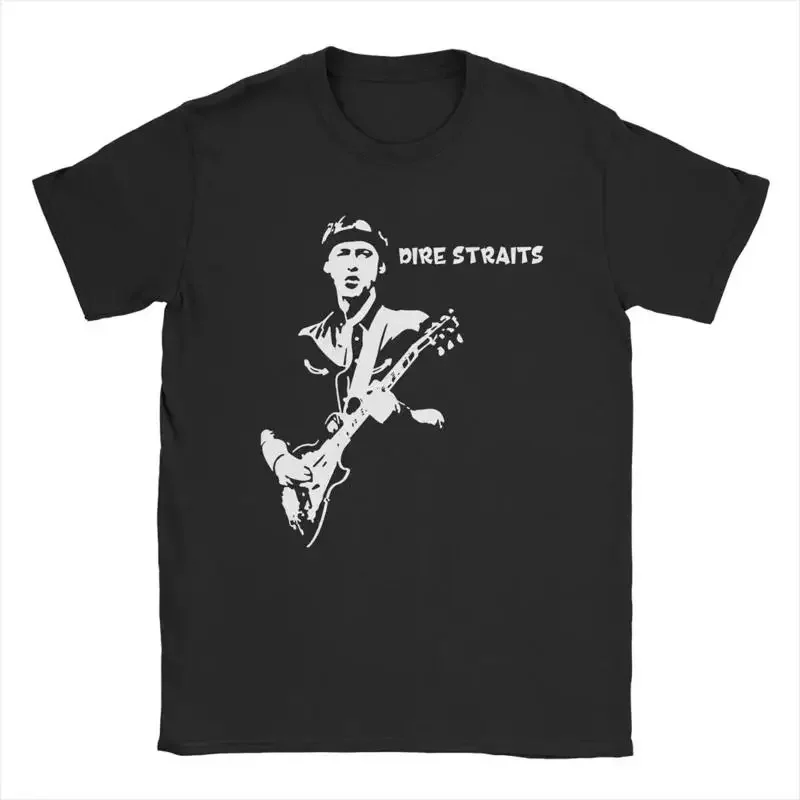 Mark Knopfler Dire Straits Men T Shirt Creative Crew Neck S
