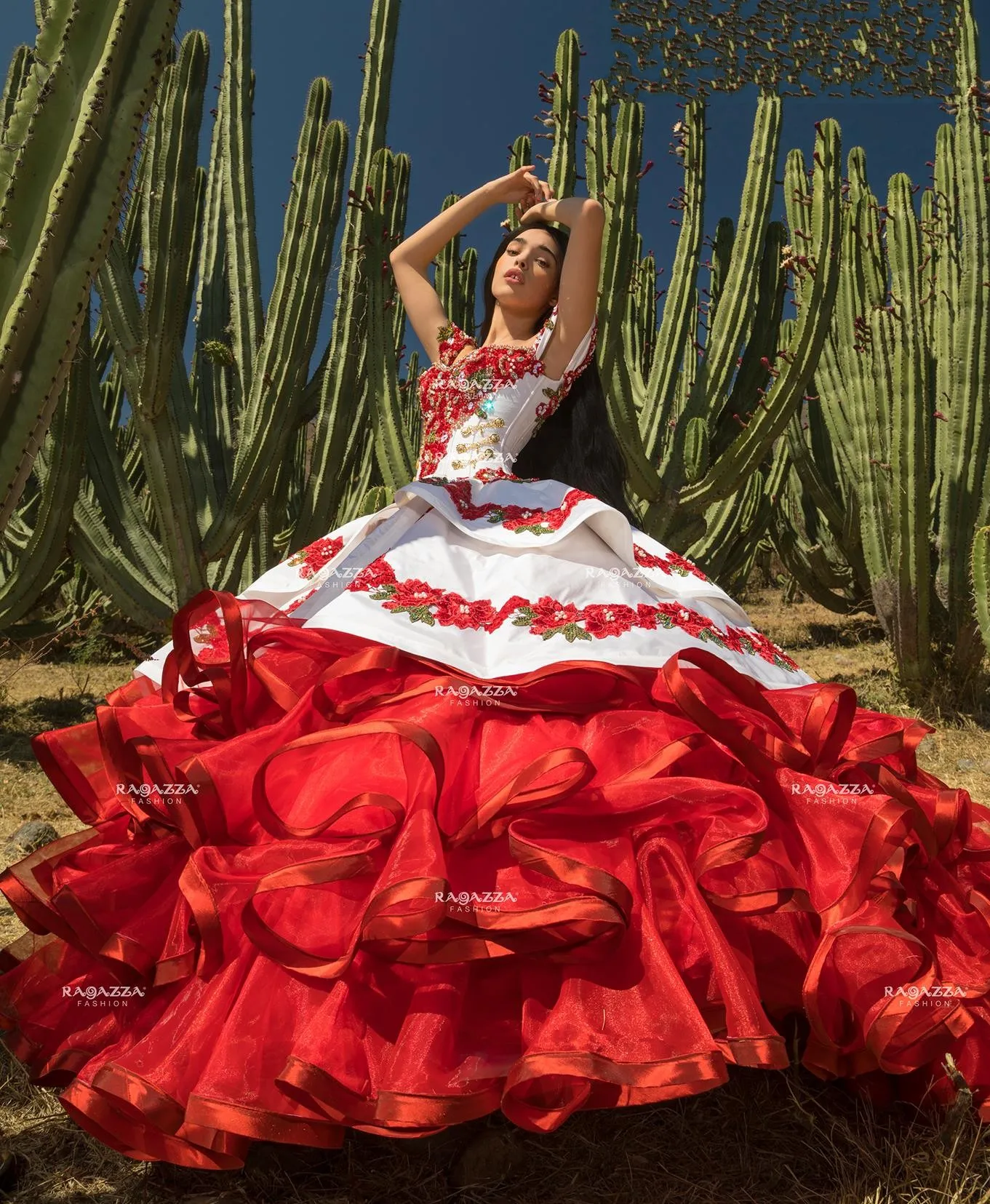 Exquisito vestido de quinceañera, 15 años, apliques con cuentas, dulce vestido de 16 años, vestidos de desfile, tren de barrido