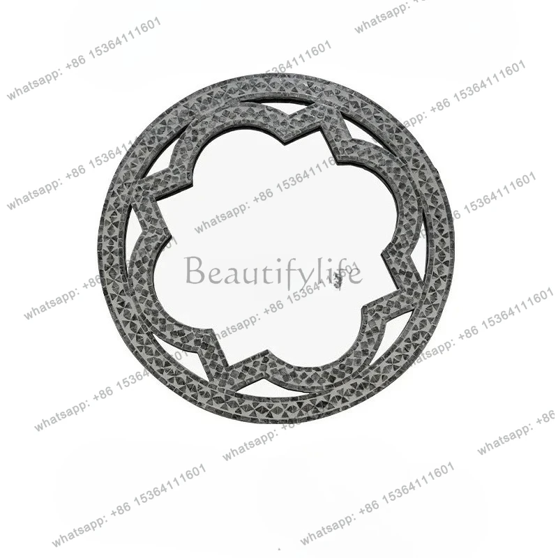 

Original European natural shell bathroom mirror toilet sink decorative mirror high-end makeup mirror