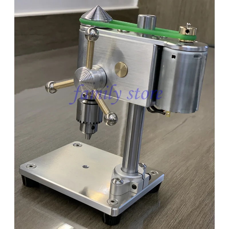 Precision watch bench drill, voltage 3-12V, soft metal can drill 1-3mm holes, very fine workmanship miniature bench drill