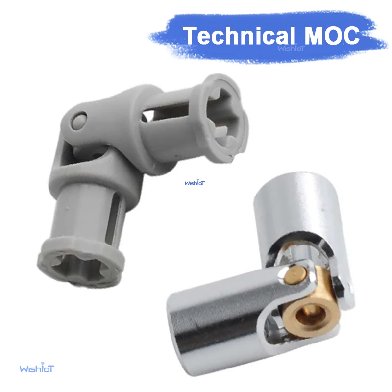 

Plastic/Metal Universal Joint 3L Compatible With Legoeds Bricks MOC Power Functions 61903 Shaft Coupling 62520 9244 DIY