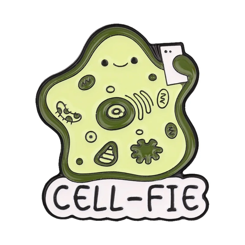 Значок-брошь-cell-fie-Эмалевая-брошь-смайлик-в-виде-клетки-научный-биологический-юмористический-мотив-–-украшение-для-сумки-лацкана-подарок-для-студентов
