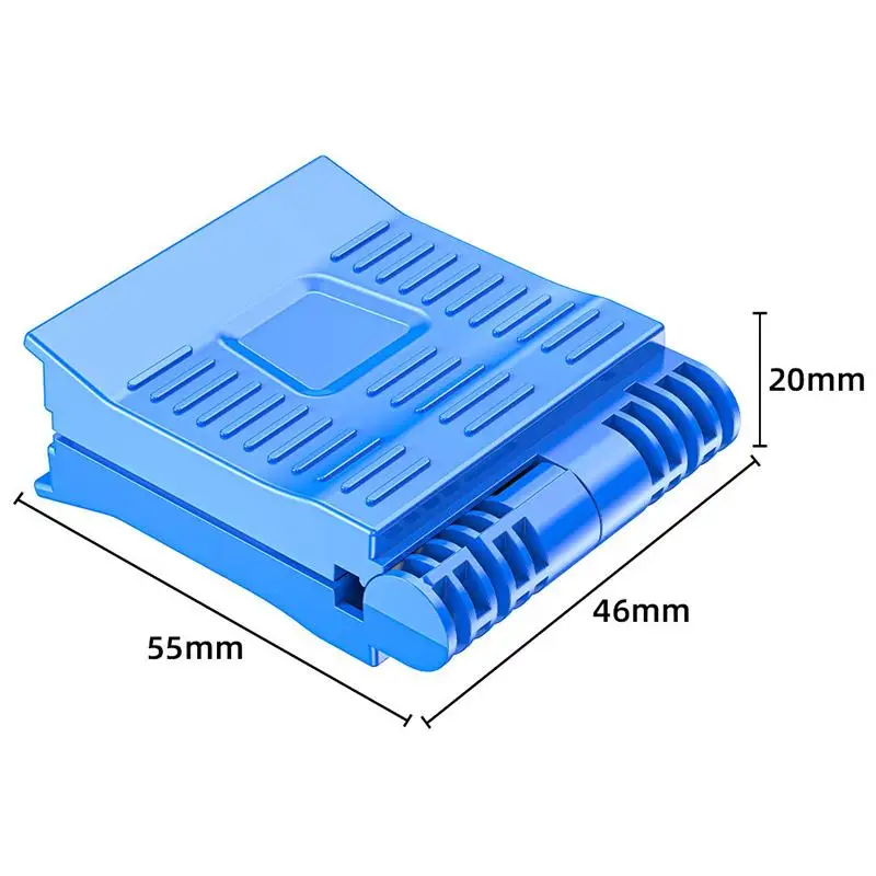 1 szt. Plastikowy klips do czyszczenia światłowodów, bezpyłowa bawełna, pochłanianie wody, usuwanie oleju, ręczne ciągłe czyszczenie światłowodów