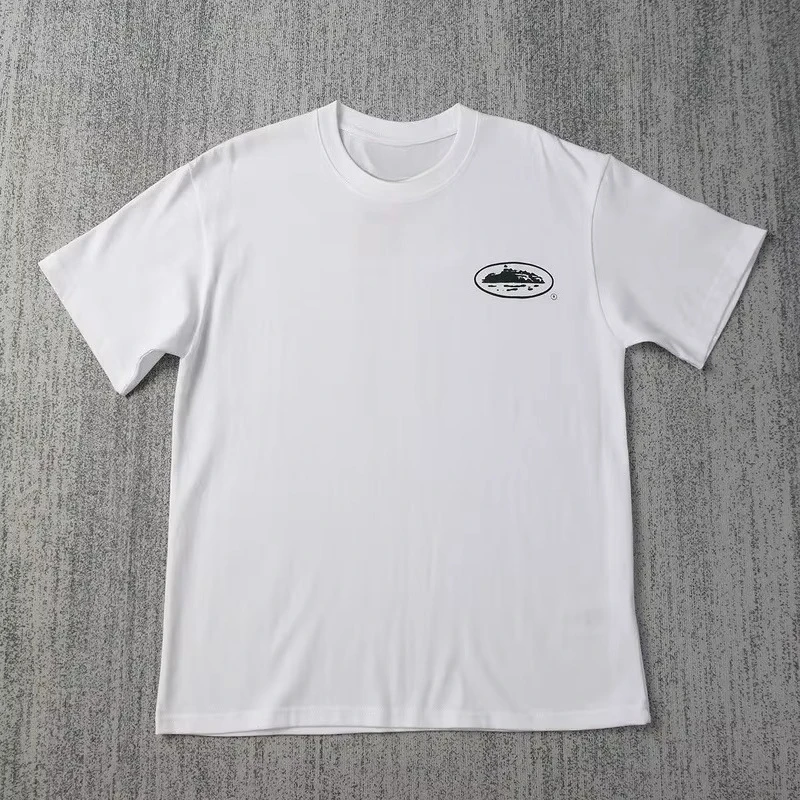 2026 Summer New Boat Printed Short-sleeved T-shirt Loose T-shirt Breathable Short-sleeved Casual Fashion