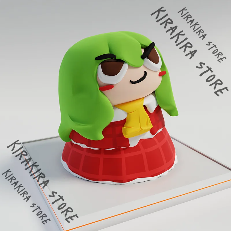Kawaii Touhou Project Kazami Yuuka Garage Kits أنيمي لينة المطاط مرنة الغراء تأثيري أطقم منمذجة قلادة جمع الحاضر