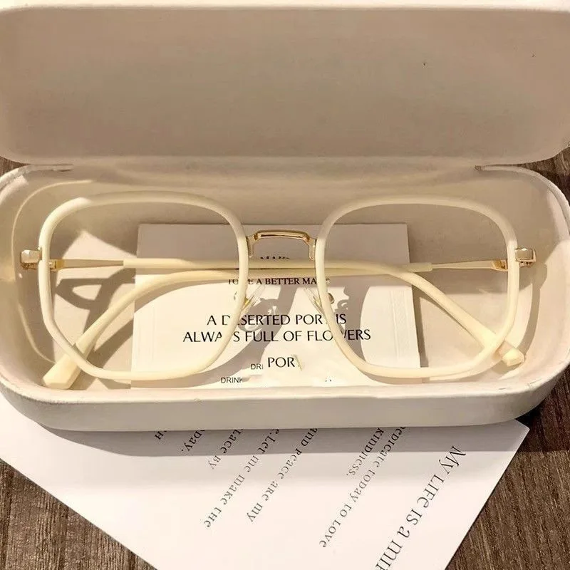 Schwarz Quadrat Computer Brille Rahmen Frauen Männer Anti Blau Licht Rechteck Brillen Blockieren Optische Spektakel Brillen