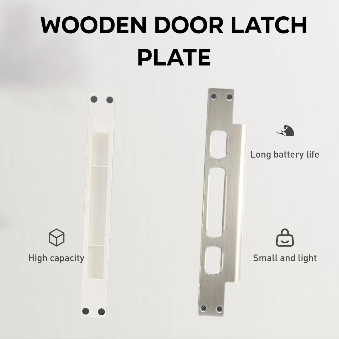 

Комплект аксессуаров для дверных замков, наклонная пластина, квадратные/круглые угловые защелки, накладка и край для усиления двери, защита от кражи для дверей