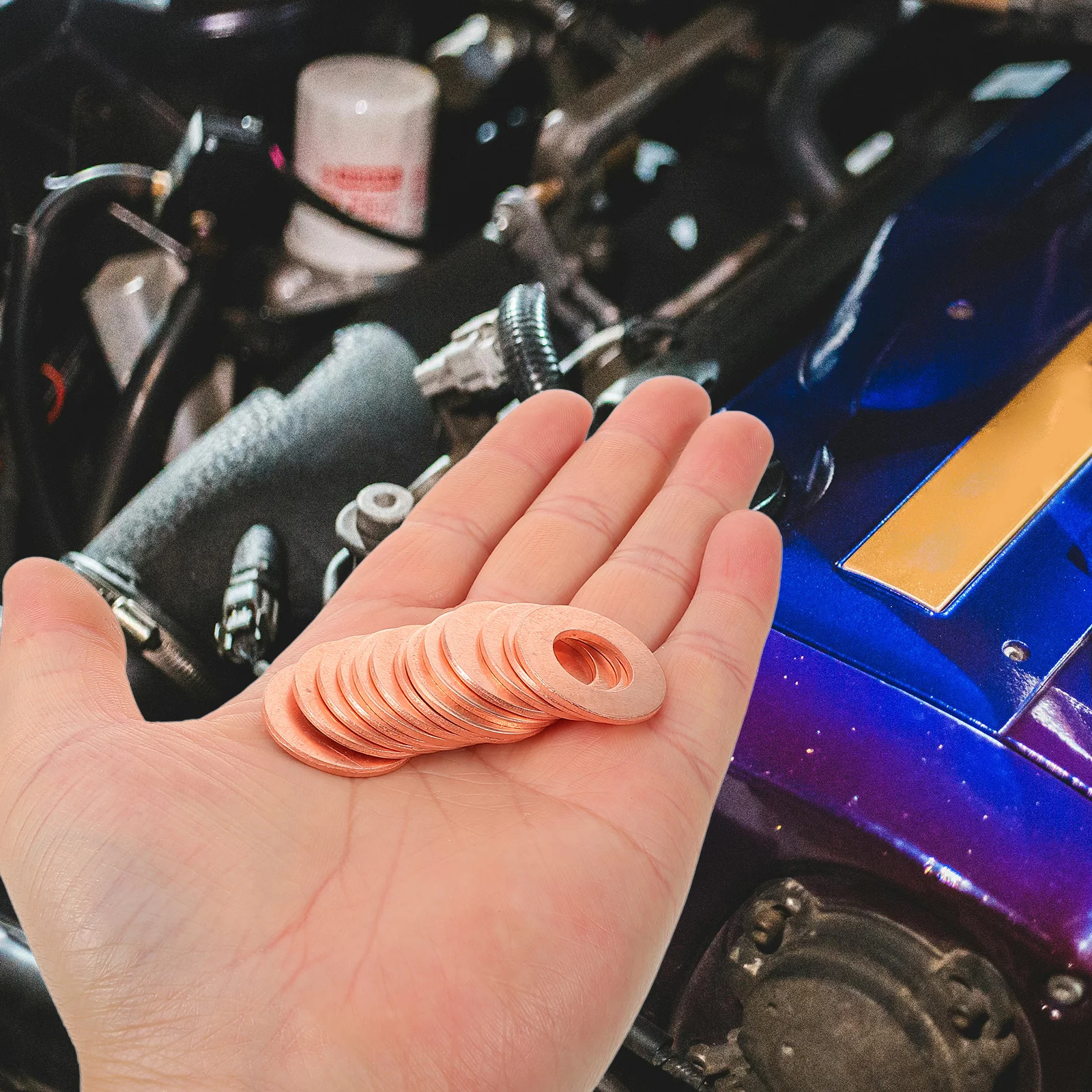 

100Pcs Dent Pulling Ring Sturdy Lifter Panel Pulling Washer Automotive Dent Puller Spot Weld Repair Kit Ring for Car Spot Welder