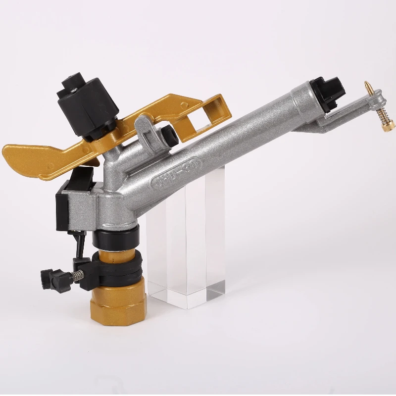 

1,5 "внутренняя резьба, большой диапазон, латунные разбрызгиватели, 5 насадок, сельское хозяйство, ферма, сад, полив, дождевой пистолет, спринклер для газона и парка