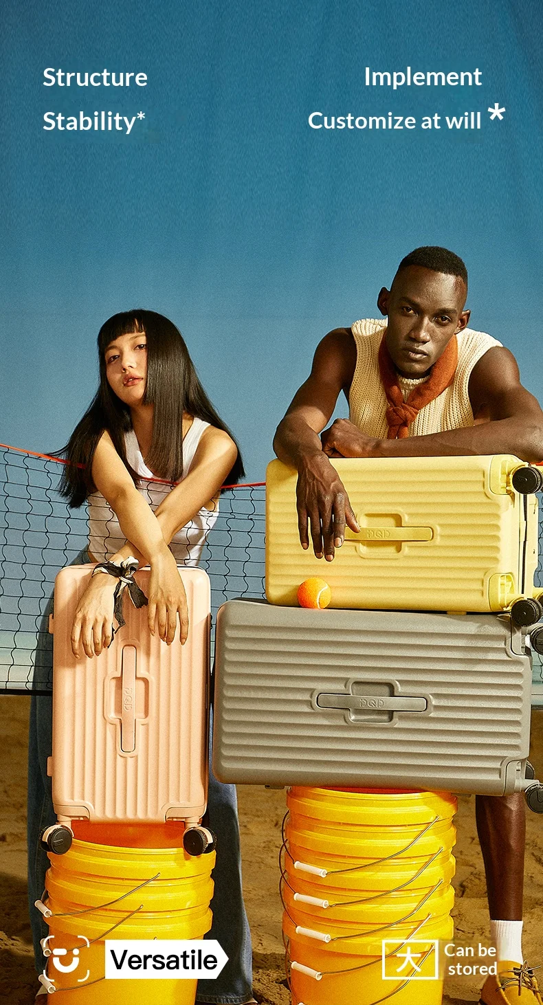 حقيبة سفر ذات سعة كبيرة مفتوحة من الجانب العميق مقاس 20/24/26/28/30 بوصة حقيبة لوج بكلمة مرور للرجال والنساء