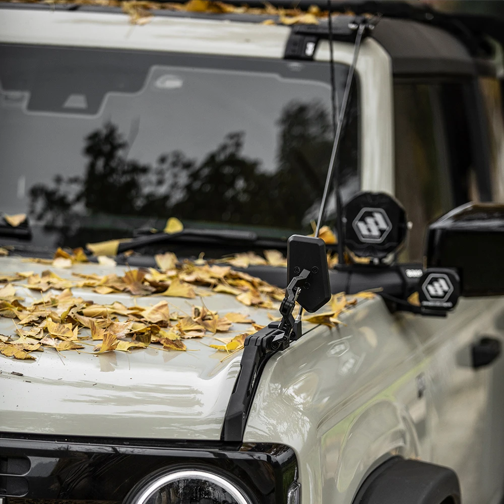 IRURI Branch Deflector / Limb Riser,Direct Bolt-On Installation, Compatible with GoPro Mount – for Ford Bronco