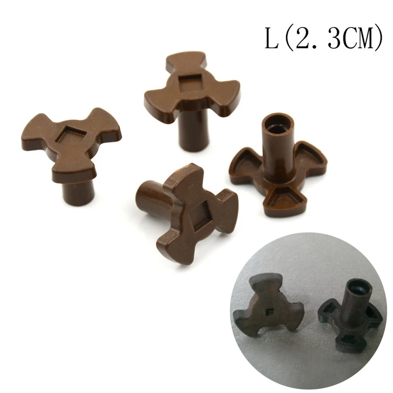4PCS Microwave Oven Mica Plates Repairing Part Heat Resistance Turntable Coupler L Size 2.3CM