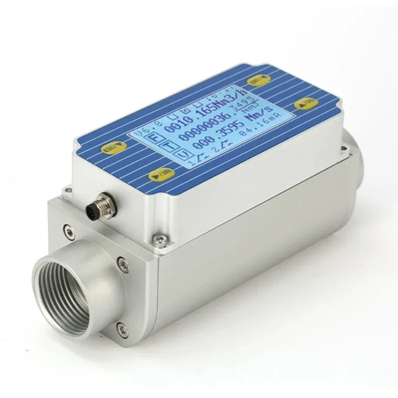 

DN25 DN32 gas mass flow meter high flow range oxygen nitrogen natural gas air mass flowmeter