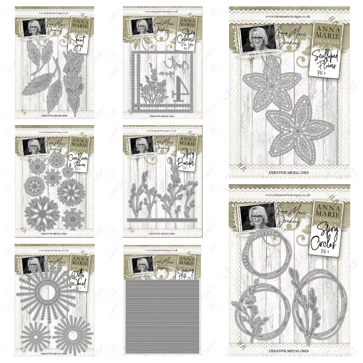 

2025 New Dottie Corner Sprig Border Metal Cutting Dies Scrapbook Diary Decoration Stencil Embossing Template DIY Greeting Card