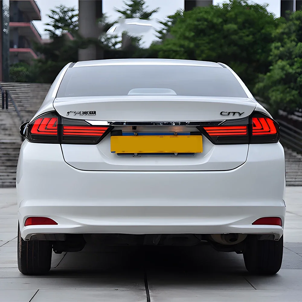 Auto Rear Back Lamps For Honda City 2014-2019 LED Car Taillights Assembly Upgrade Lexus Style Streamer Turn Light Accessories
