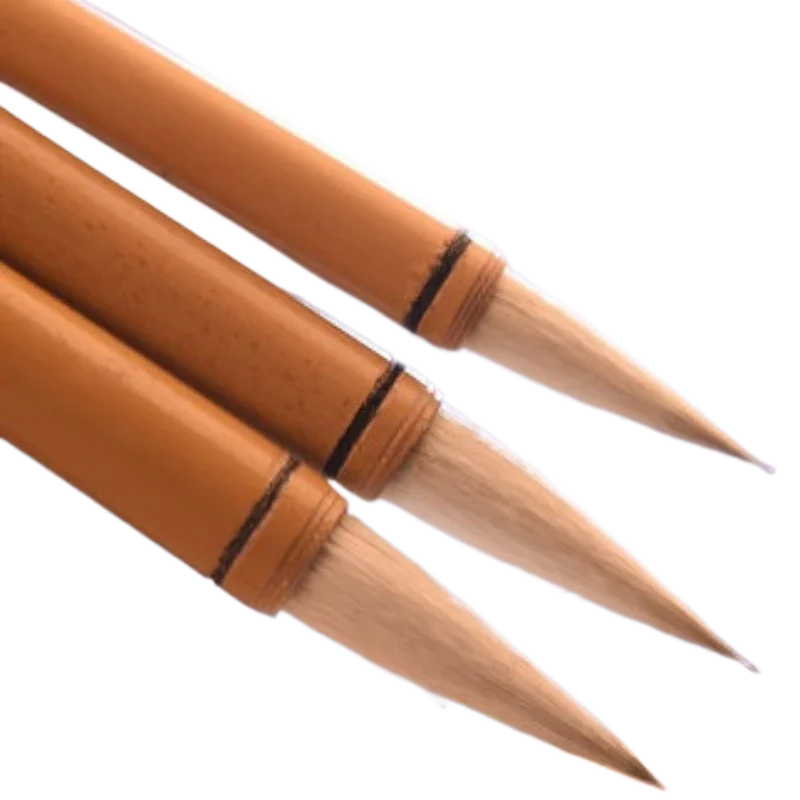 Mixed Woolen Hair Calligraphy Brush Set White Clouds with Chinese Caligrafia Pen Regular Script Chinese Painting Brush Pen