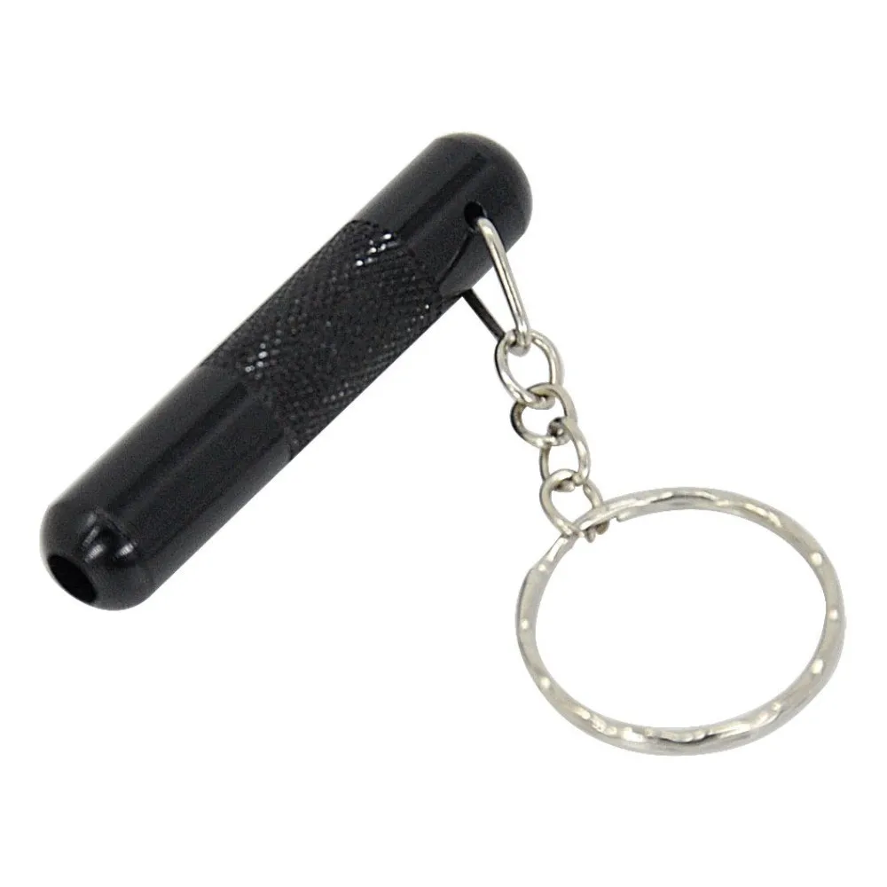 Keychain Snuff Pipe Portable Aluminum Alloy Mini Smoking Pipe Washable Reusable Small Pipe Pocket Travel Smoking Accessories view 4