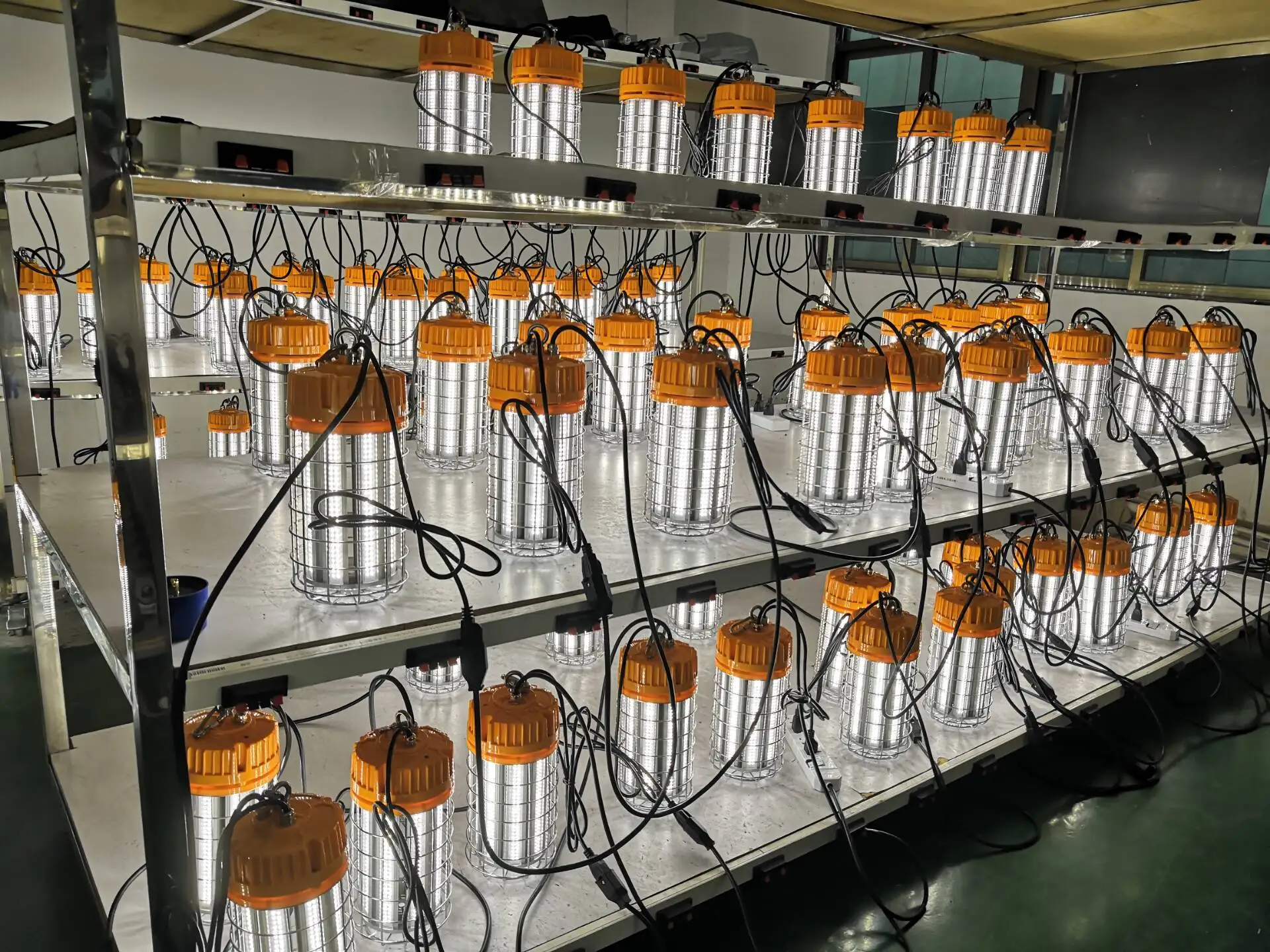 2022 New Arrivals Summer Outdoor Waterproof Temporary Construction Jobsite Light LED Lamp for Super Bright String Lights