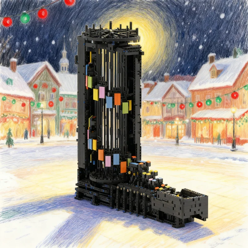 

3198pcs MOC GBC Ball Rolling Machine 16 By Rimo Yaona Technical Model Building Blocks Creative DIY Gift Display Decor Assemble