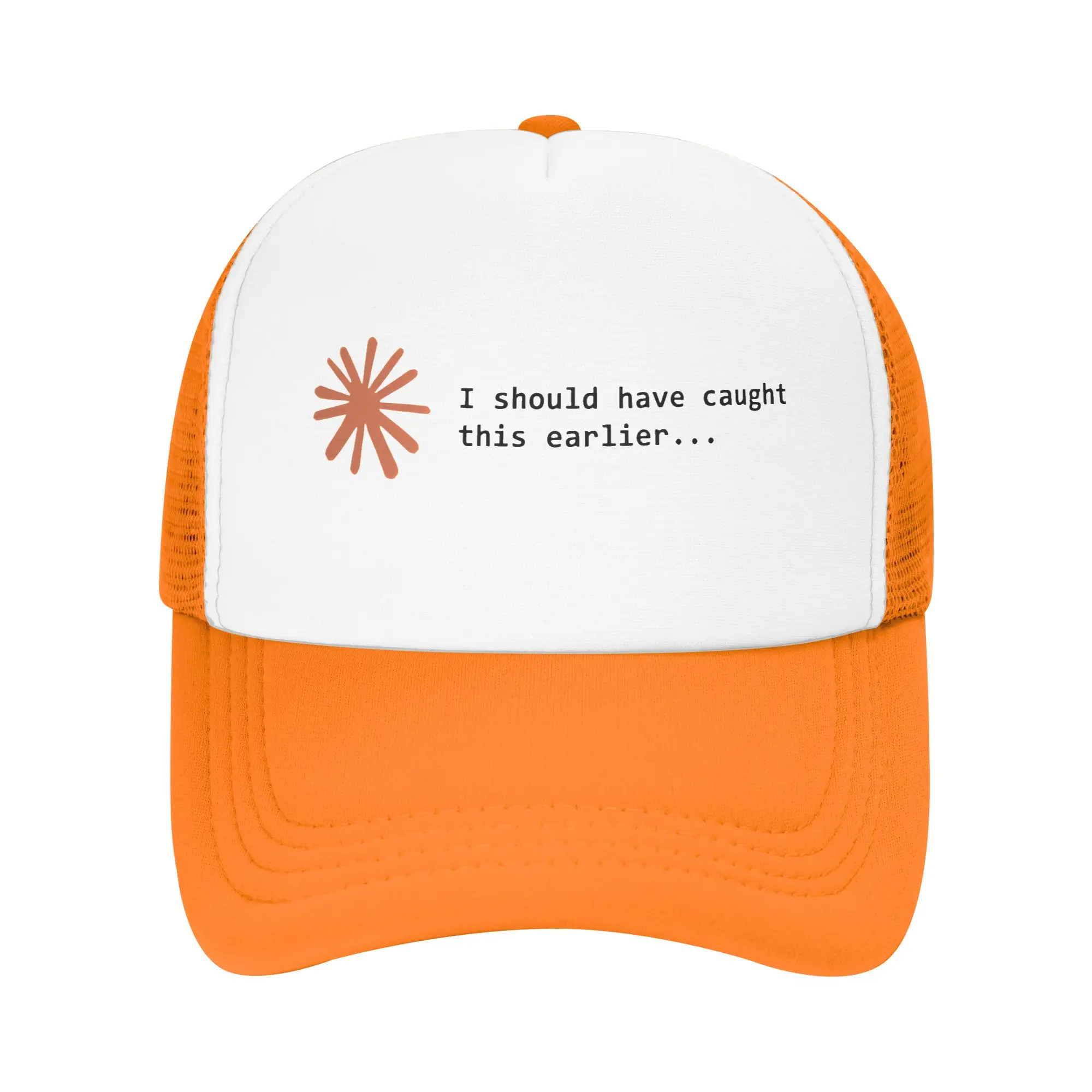 I Should Have Caught This Earlier Sun Hats Claude y2k Cute Men Adult Mesh Trucker Hat Sunscreen Design Baseball Caps Gift Idea