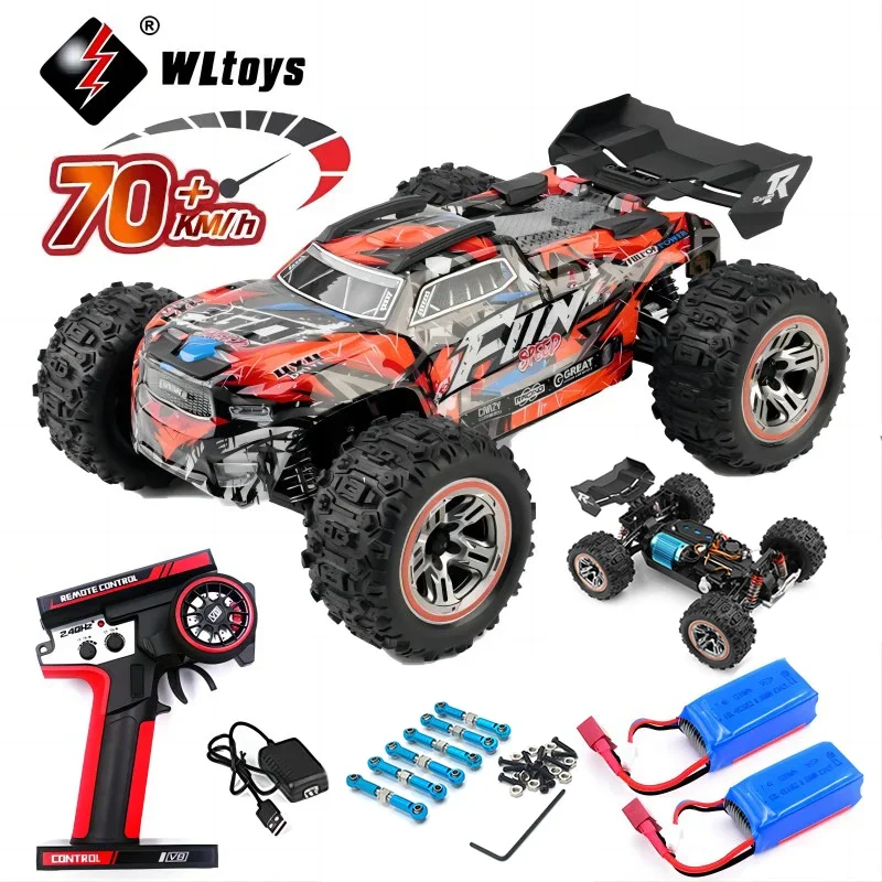 

WLtoys 184008 70KM/H 4WD RC Car Professional Monster Truck High Speed Drift Racing Remote Control Cars Children's Toys for Boys