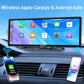 Univerzální přenosný Carplay pro obrazovku auta, bezdrátový Carplay displej, bezdrátové autorádio s Carplay Android Auto, dotyková obrazovka do auta 10 nejlepší prodej univerzální obrazovka pro Android - №7