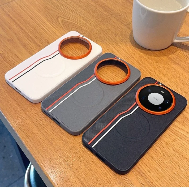 

Back Magnetic Phone Cover for Huawei Honor Magic8 7 6 GT Pro/X70 X60 Pro with Protective Case