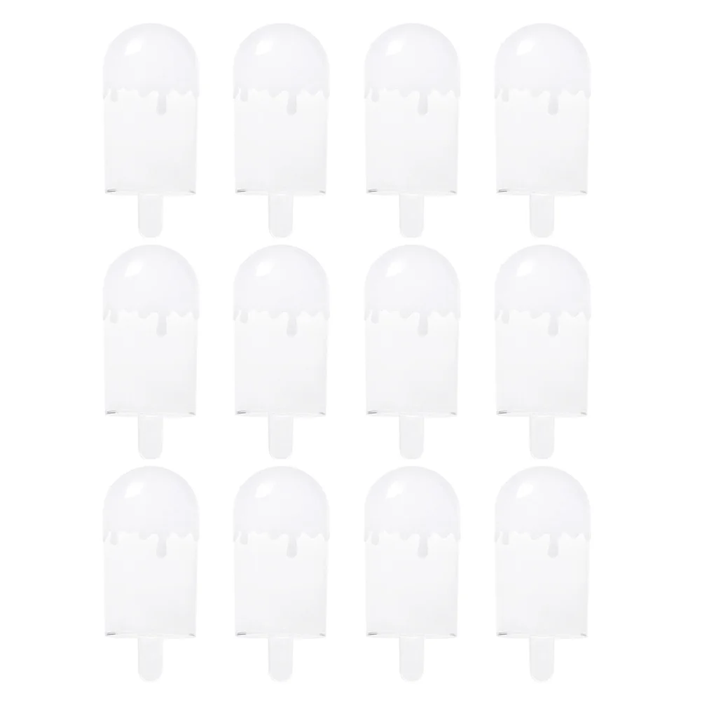 

12Pcs Wedding Candy Boxes Ice Cream Shape Creative Durable Candy Packaging Boxes Party Favor Gift Containers Gift Display Cases