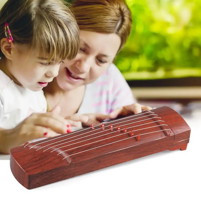 Beginners Guzheng Children\'s Practice Guzheng Mini Chinese String Instrument Model Beginner Practice Guzheng Kids Musical Toy