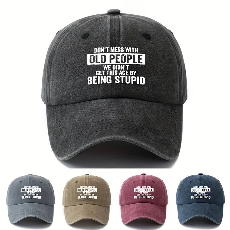 

Уличная солнцезащитная бейсболка с изогнутым козырьком и надписью «НЕ ТУЖЕСТЬ НА СТАРШИХ ЛЮДЕЙ», повседневная, на застежке-кнопке