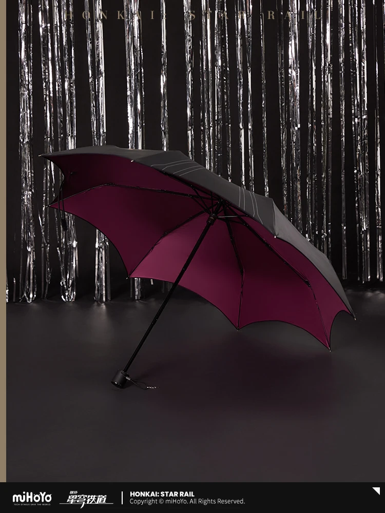 Kafka Umbrella Game Honkai: Star Rail MiHoYo Official Genuine Folding Sun Rain Umbrella Cosplay Prop Doujin Gifts