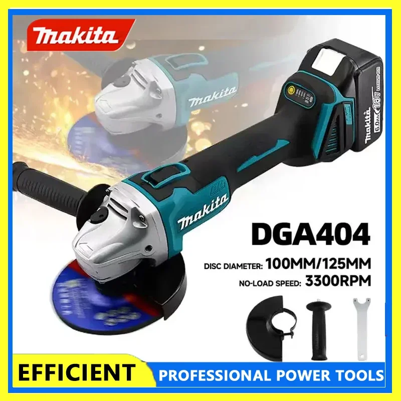 

Makita Electric DGA404 Brushless Angle Grinder Polishing Cutting Machine Cordless Angle Grinder Tool For 18V Battery125/100mm